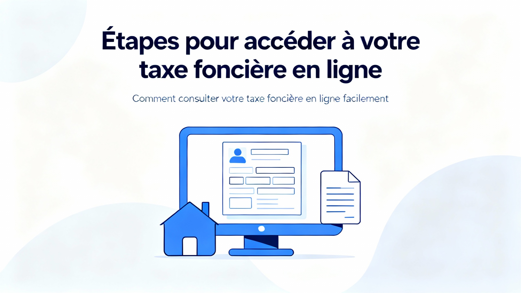 Étapes pour accéder à votre taxe foncière en ligne