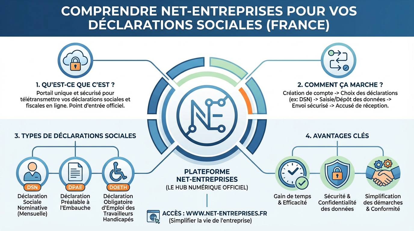 Les services proposés par net entreprise