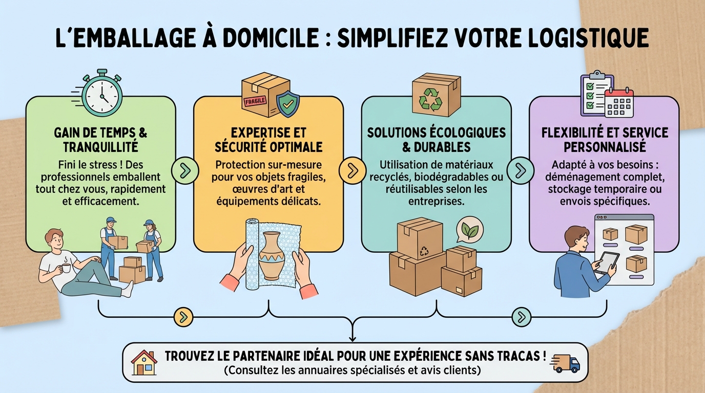 Comment choisir une entreprise d'emballage à domicile ?