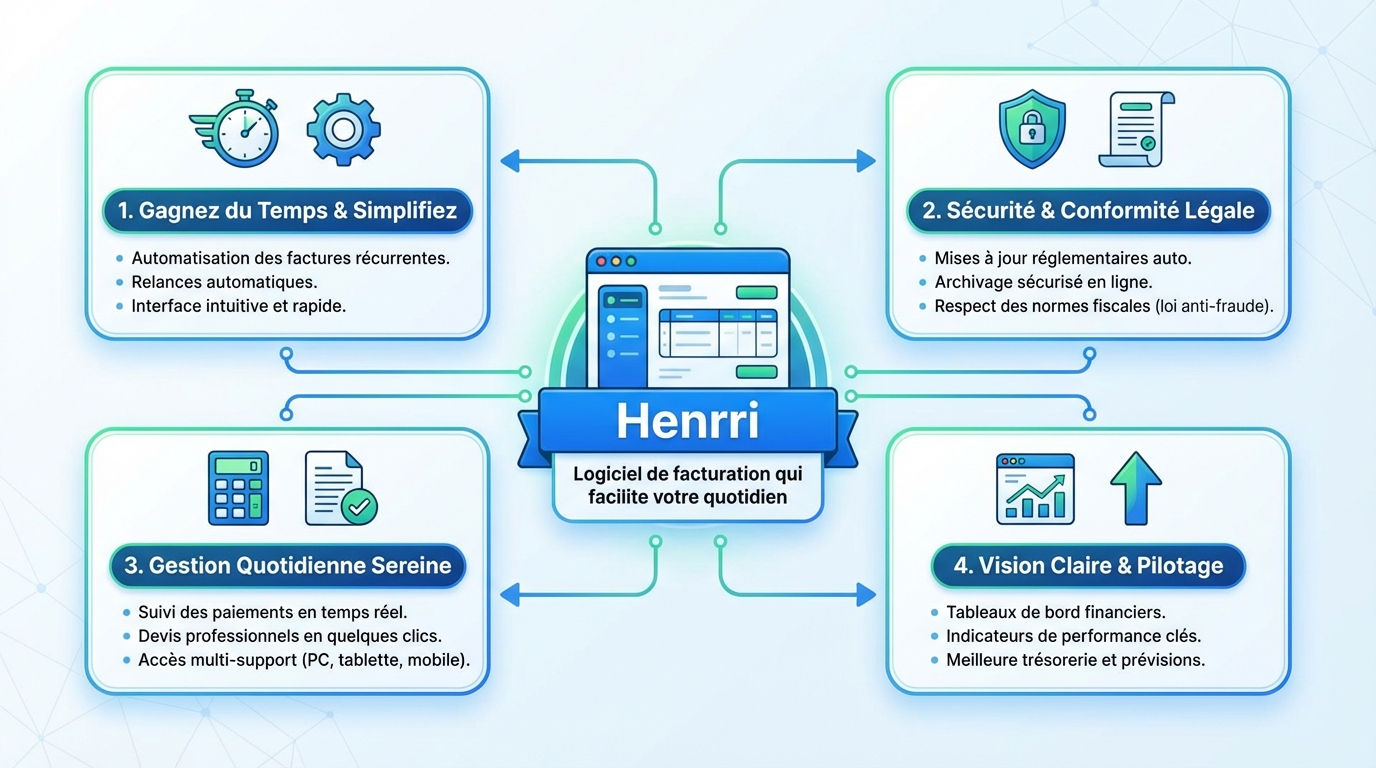 Avantages et inconvénients de Henrri