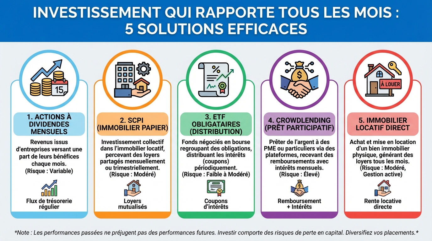 Investissement qui rapporte tous les mois : 5 solutions efficaces 1 Comment choisir son investissement ?