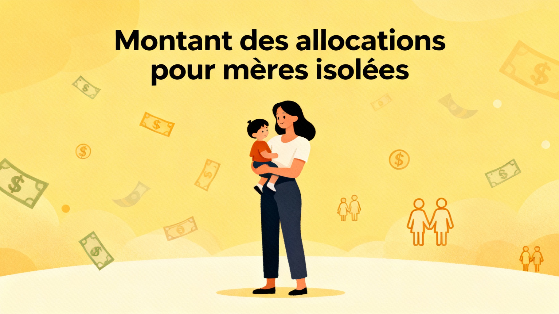 Montant des allocations pour mères isolées