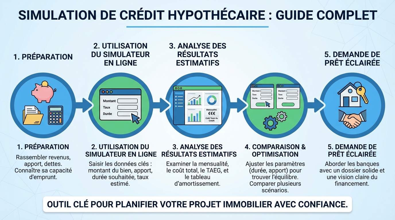 Simulation de crédit hypothécaire : guide complet 1 Les avantages d'une simulation en ligne