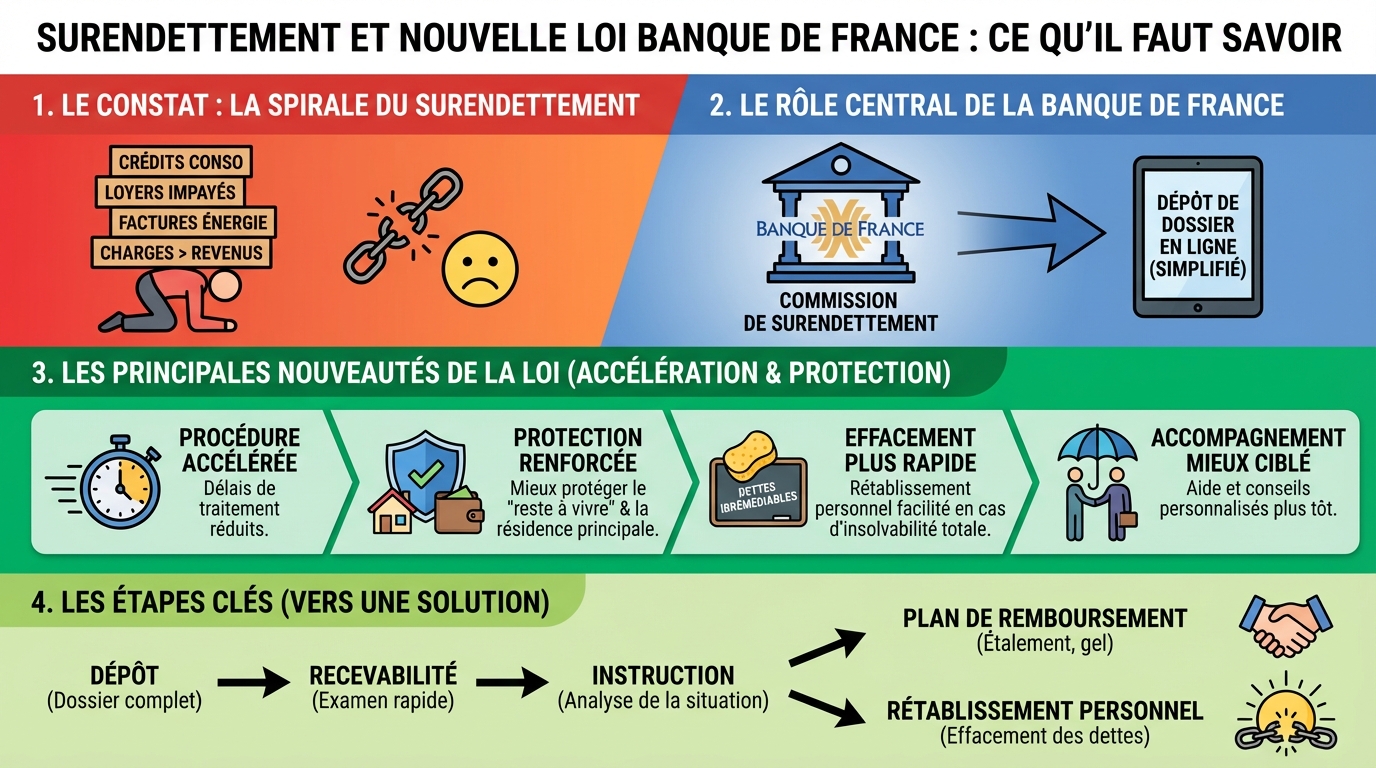 Comment déposer un dossier de surendettement