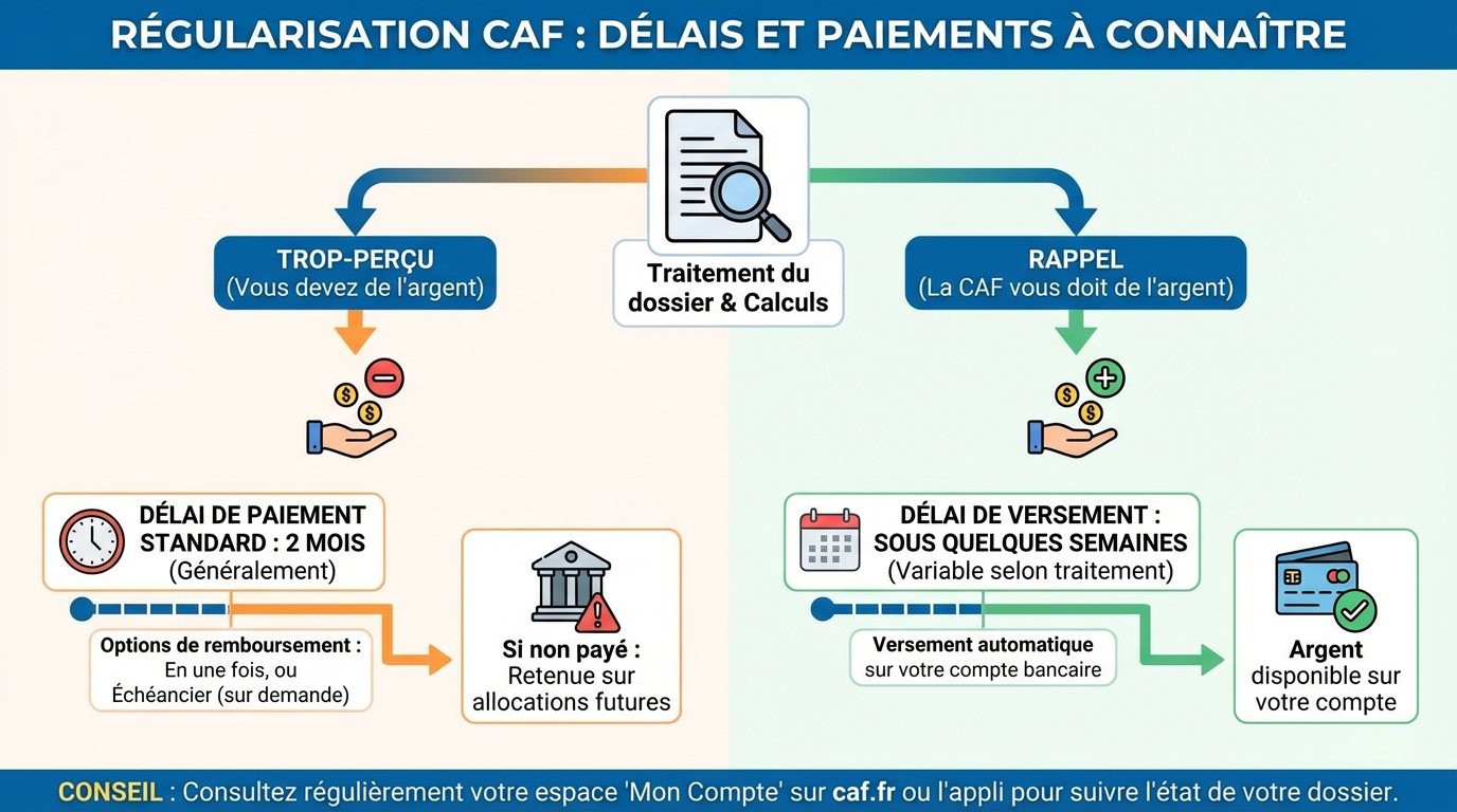 Délais de paiement de la CAF