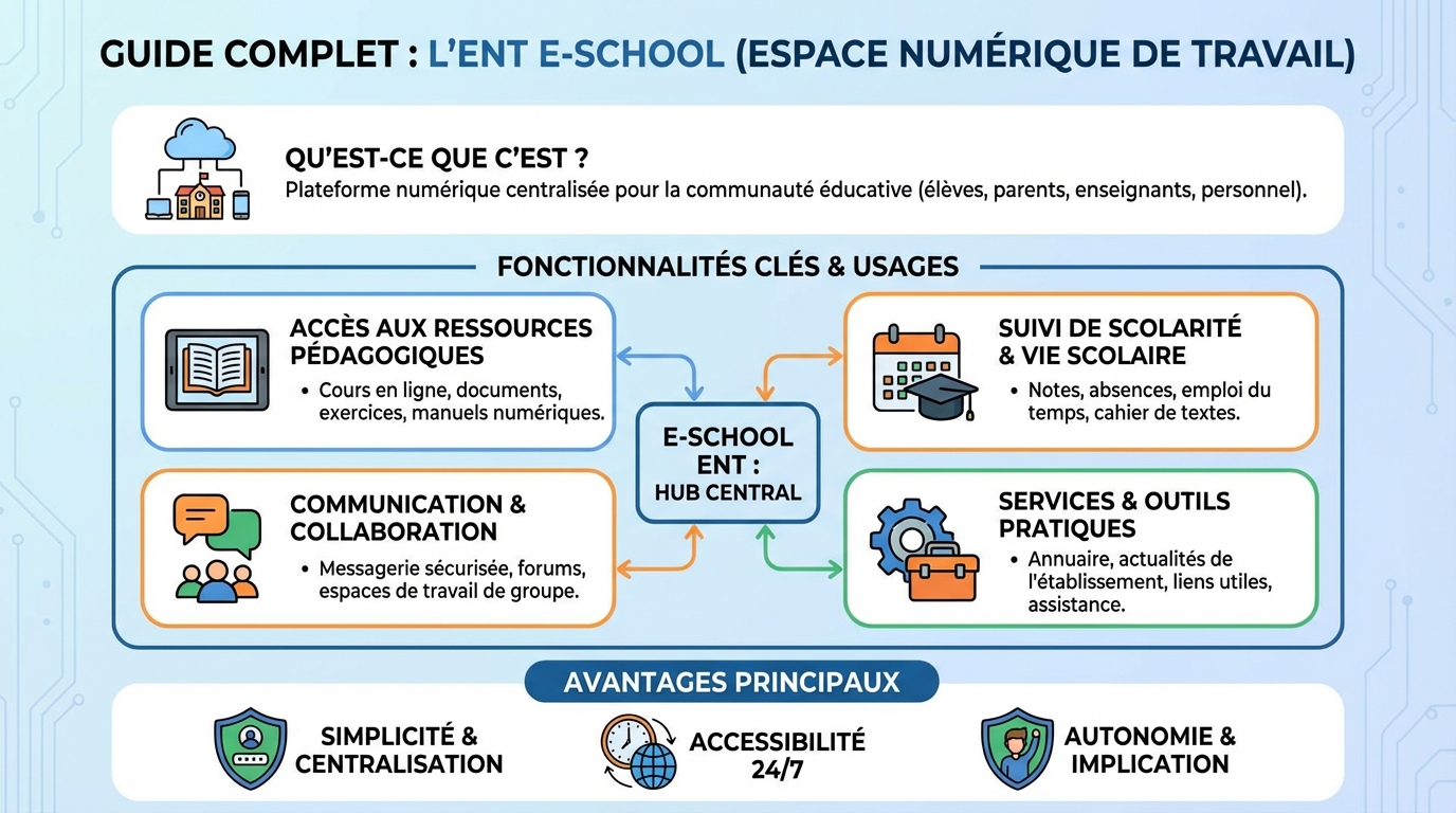 Comment se connecter à l'ENT eSchool