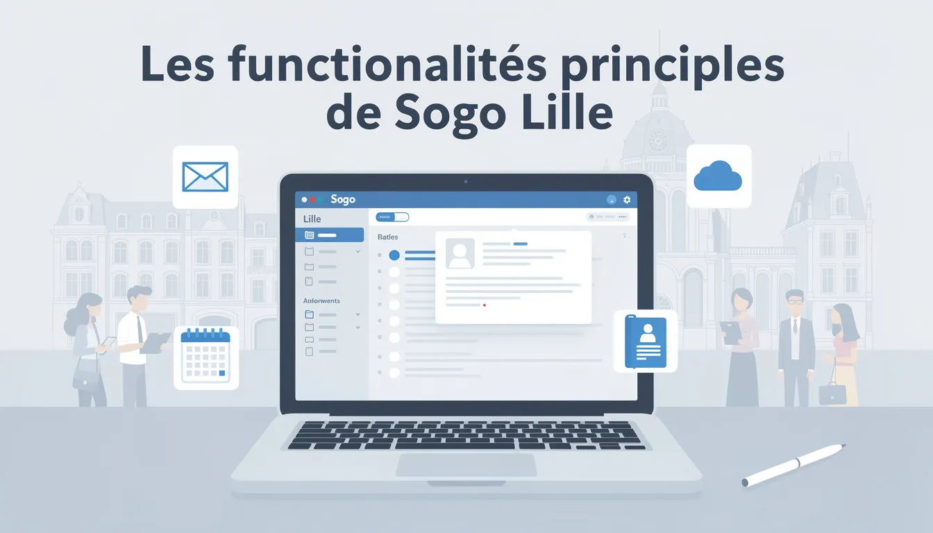 Les fonctionnalités principales de Sogo Lille