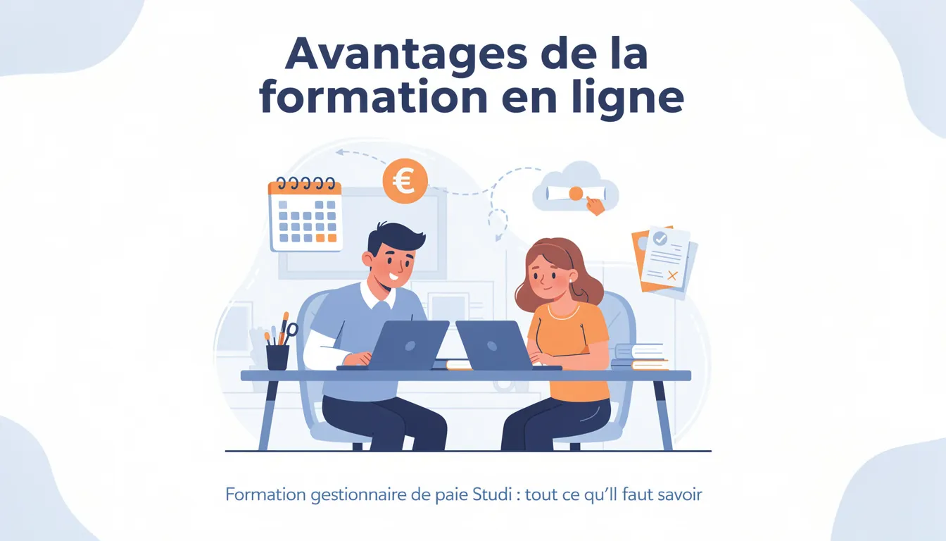 Avantages de la formation en ligne