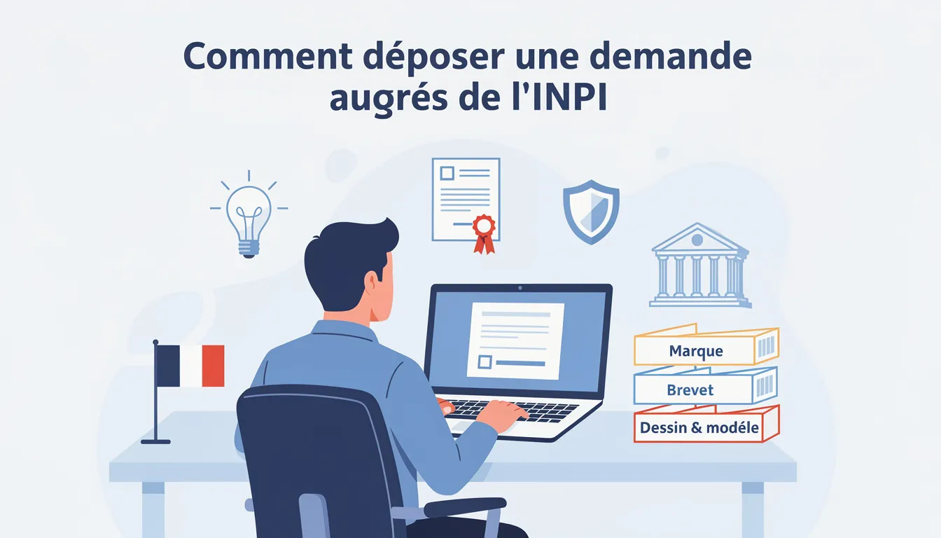 Comment déposer une demande auprès de l'INPI
